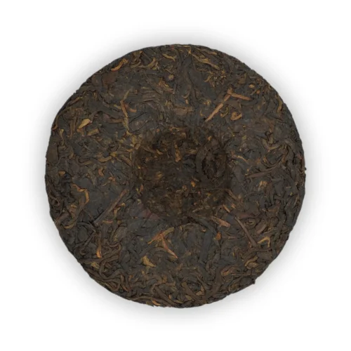 Shudaizi Chuyu 2018 Shu Pu-erh 100 g – tył ciastka