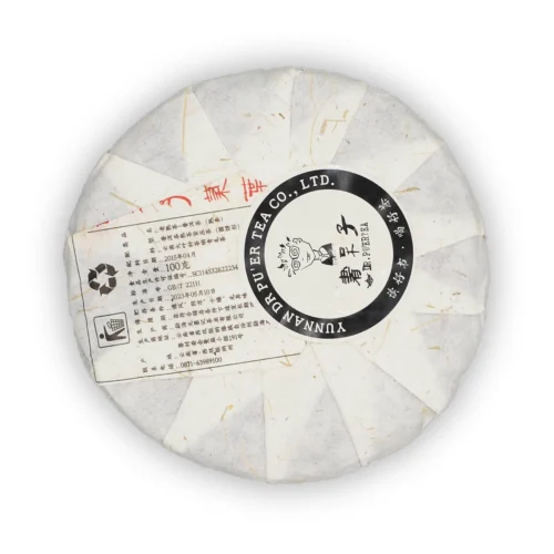 Shudaizi Lao Shu Cha 2023 Shu Pu-erh 100 g – tył opakowania