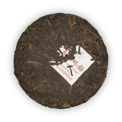 Menghai Chun Yun 2023 Shu Pu-erh 100 g – przód ciastka