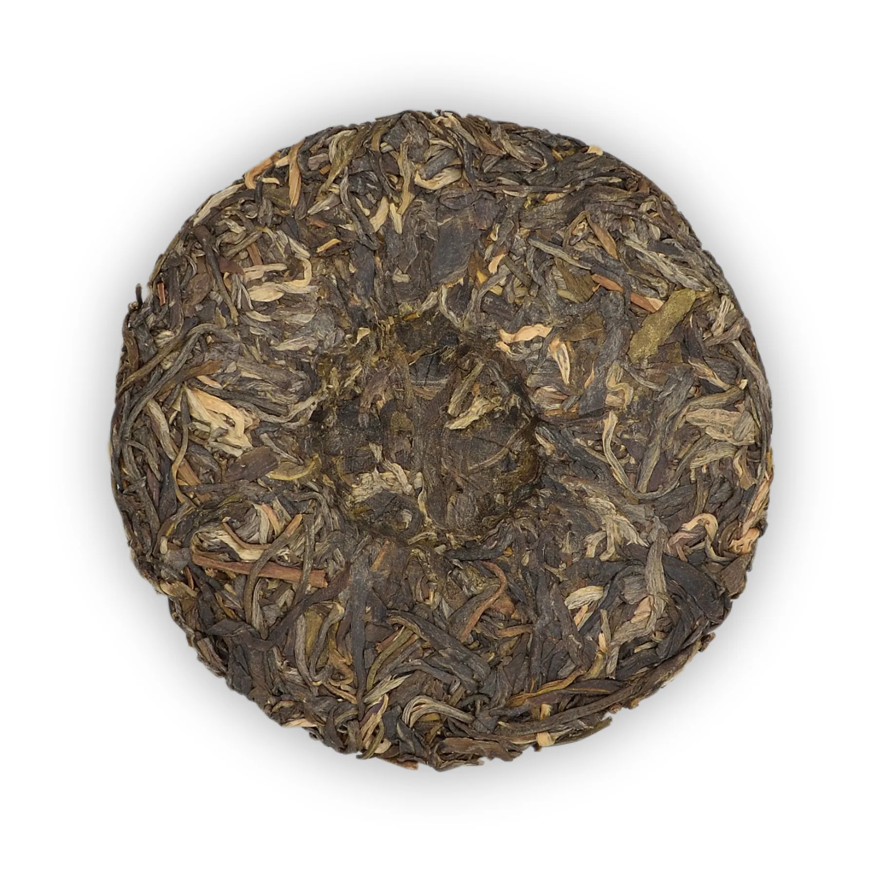 Long Tai Tou Toucai 2024 Sheng Pu-erh 100 g – tył ciastka