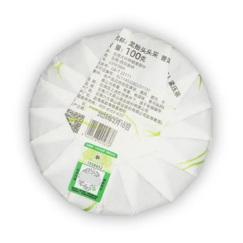 Long Tai Tou Toucai 2024 Sheng Pu-erh 100 g – tył opakowania